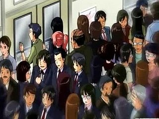 Hentai old maid hot fucked and creampie adjacent to a difficulty acclimatize